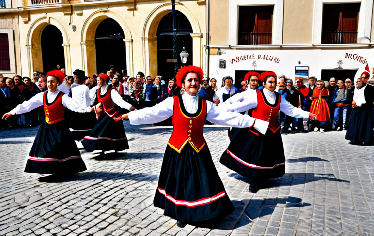 몰타 카니발 행사 - Valletta Carnival Parade**

"A vibrant and colorful parade in Valletta, Malta during Carnival. Float...